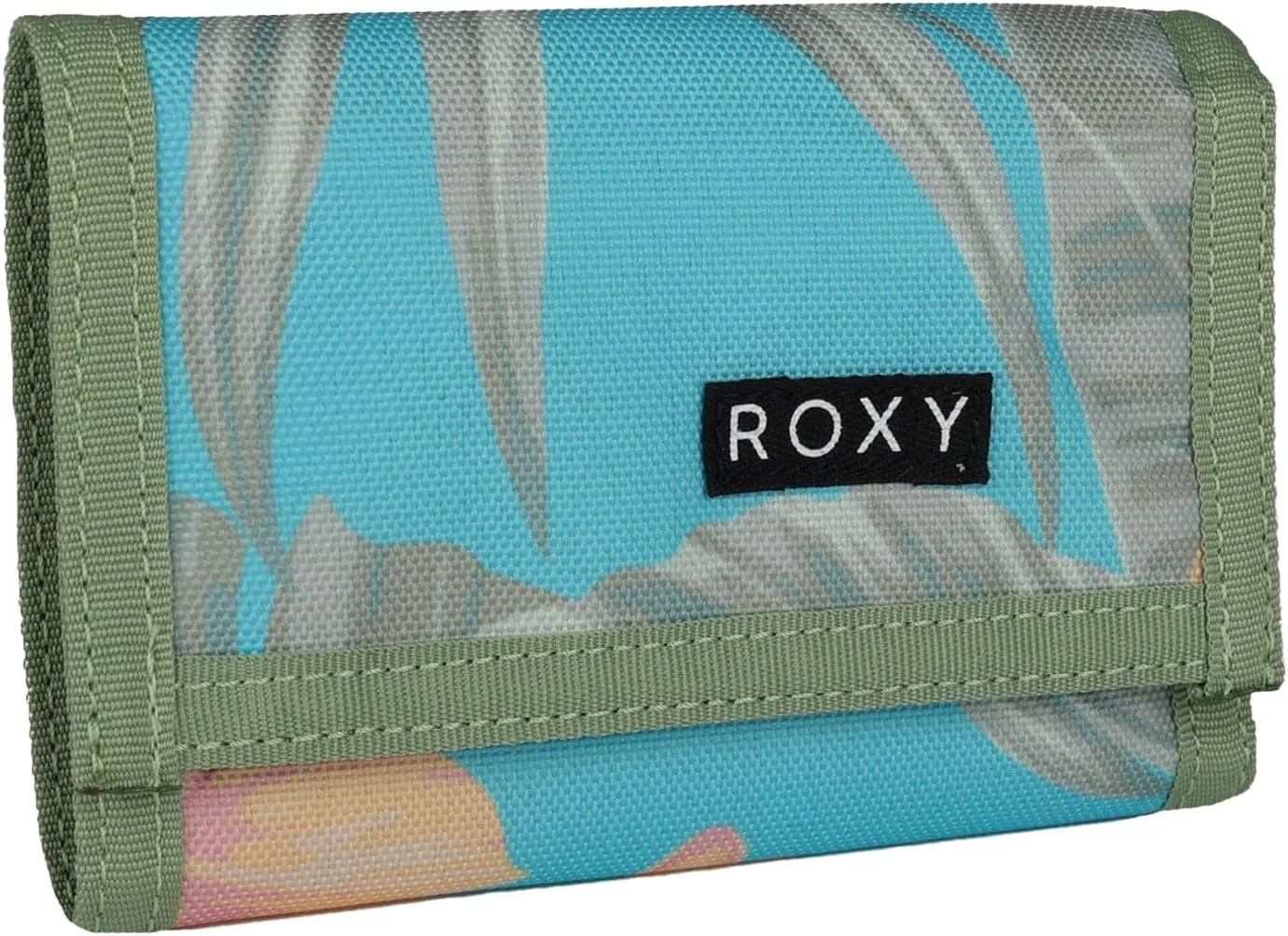 Roxy Wallet | Trifold | Lightweight | Hook and Loop Closure | Retro | Recycled Materials