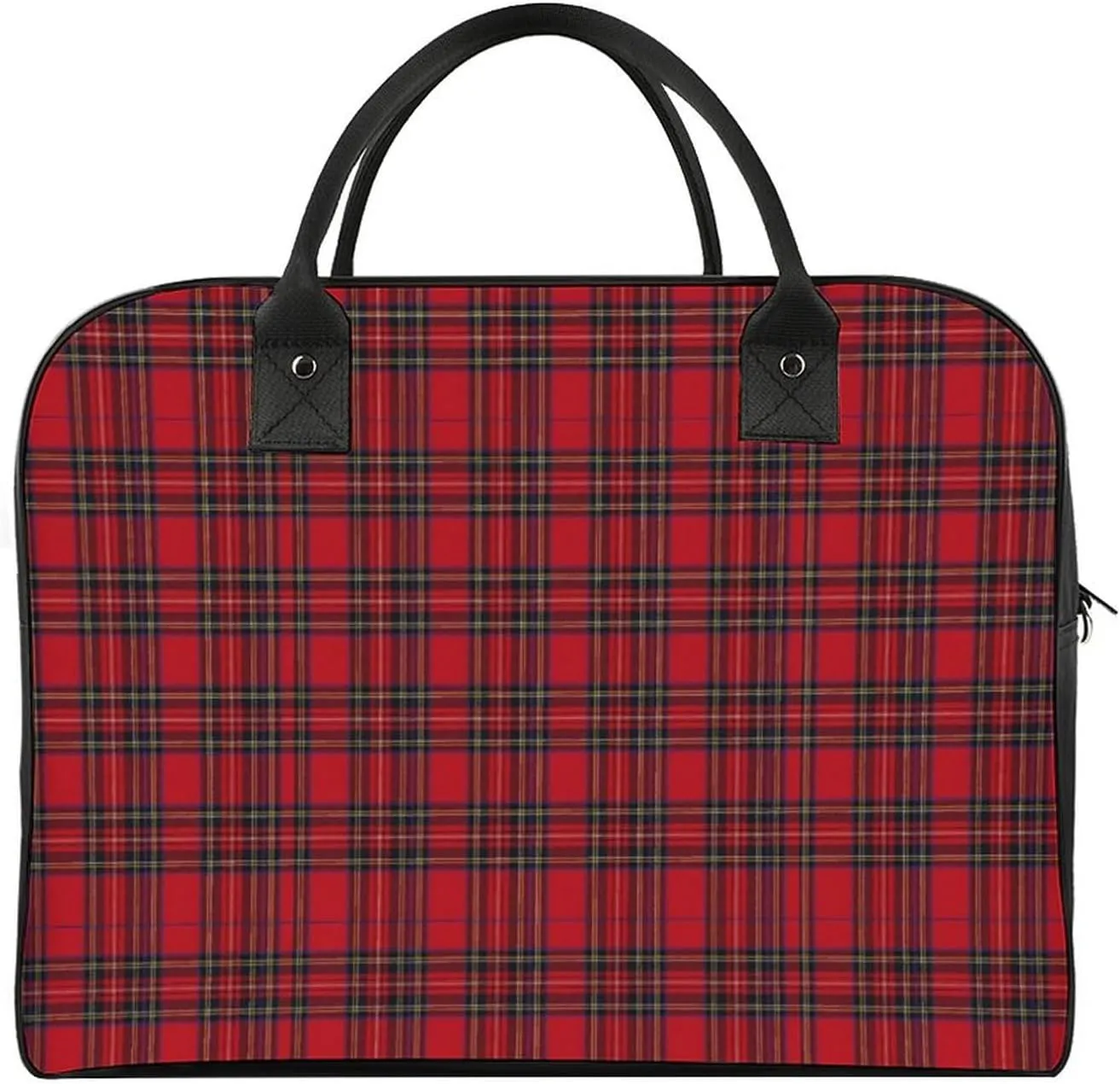 Royal Stewart Tartan Fashionable Large Capacity Travel Handbag Unisex