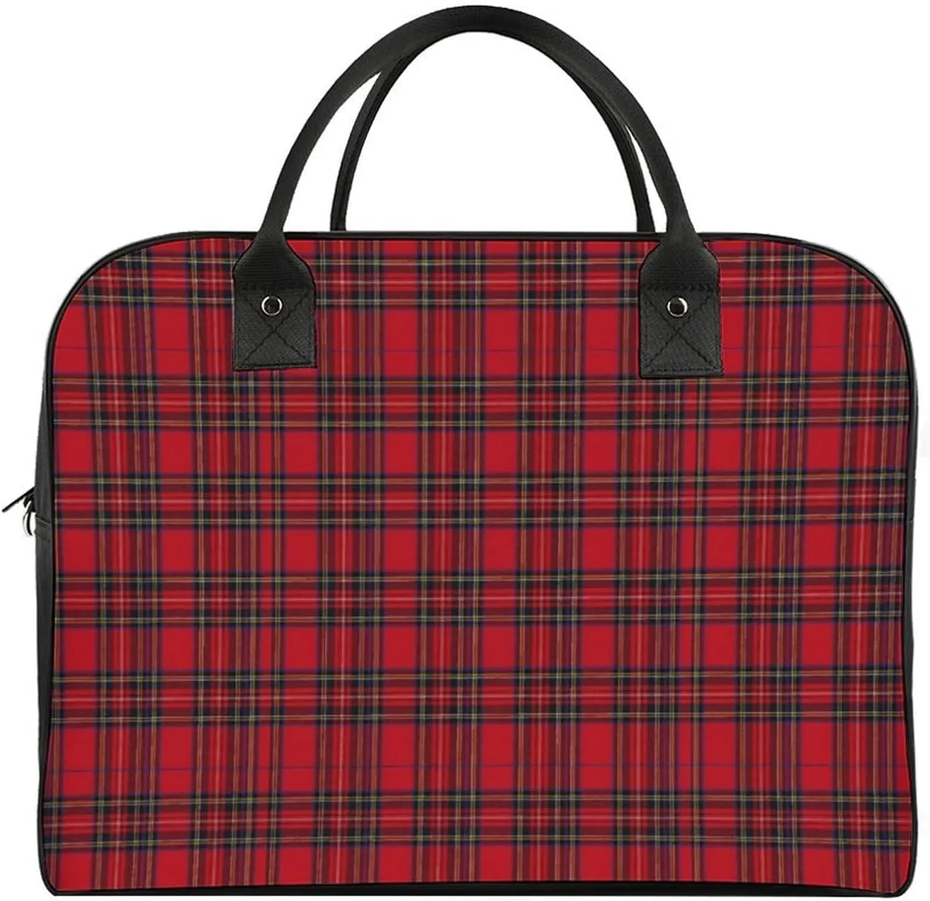 Royal Stewart Tartan Fashionable Large Capacity Travel Handbag Unisex