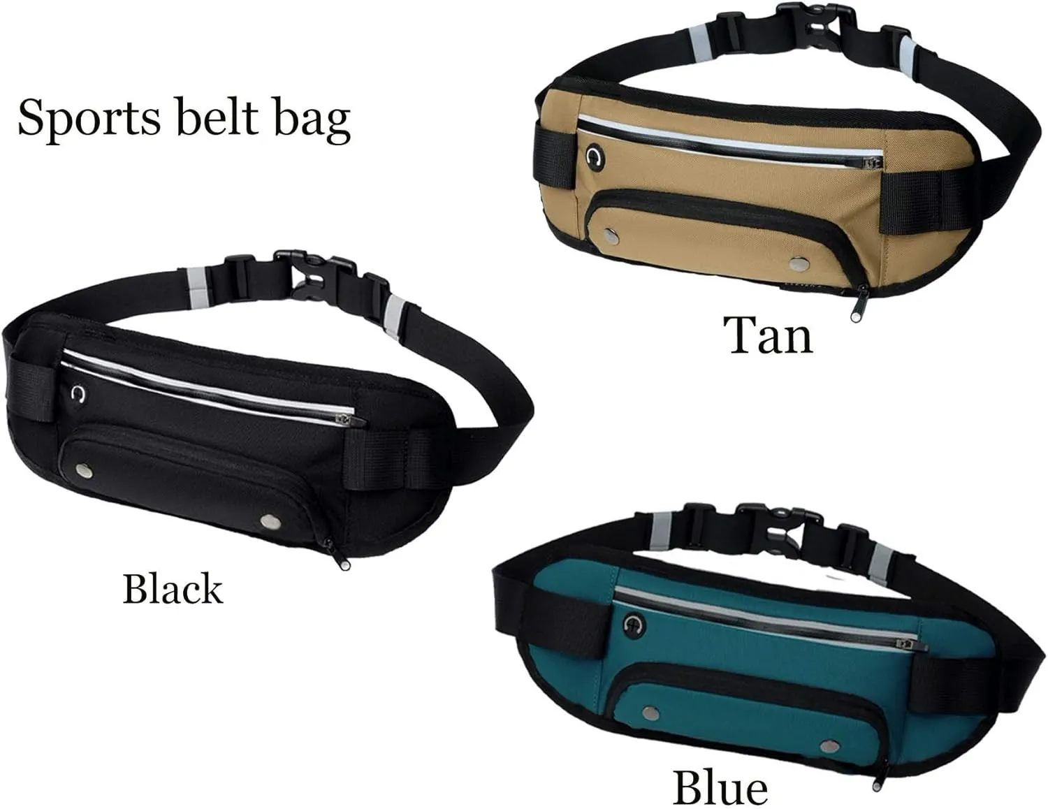 Running Belt Fanny Pack for Women Men Waist Pack Runners Belt for Hiking Fitness Travel – Adjustable Running Pouch Phone Holder Accessories for Your Phone
