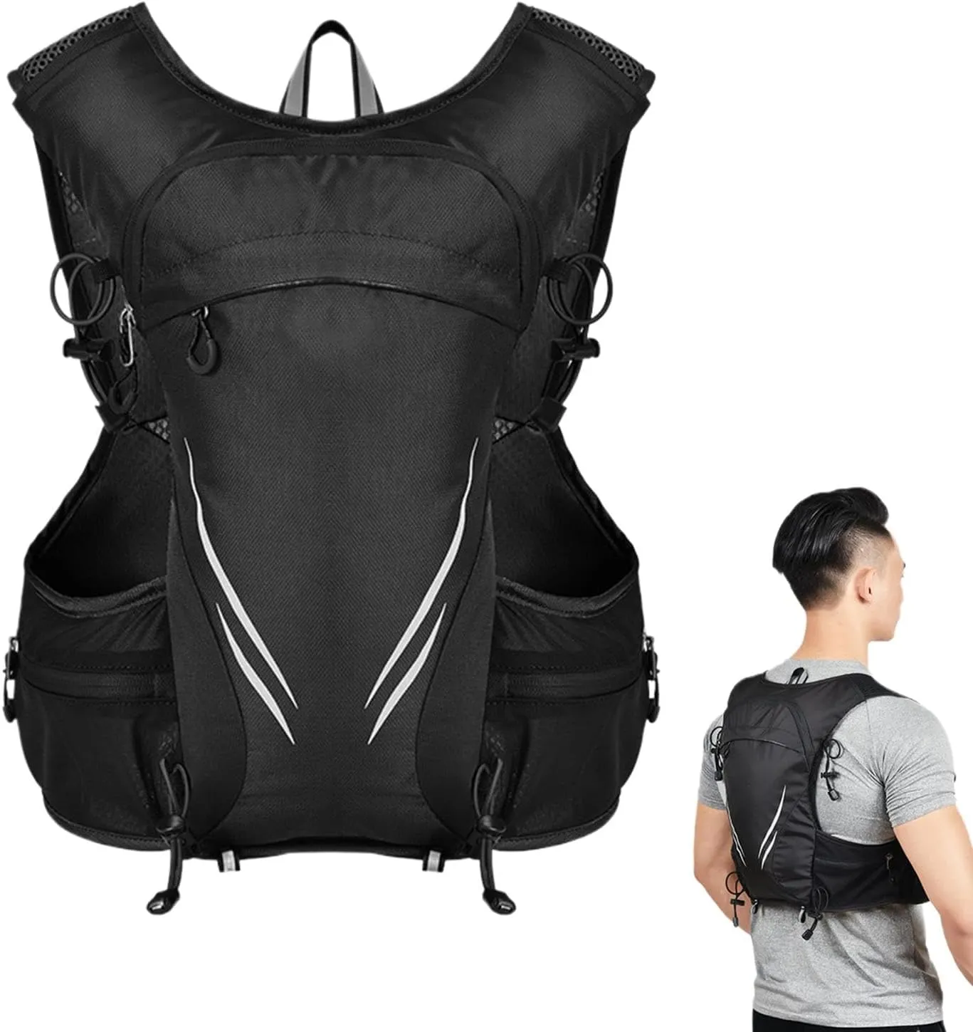 Running Chest Bag | Sports Trail Backpack - Outdoor Sports Chest Bag for Men, Travel Chest Pack for Running, Hiking