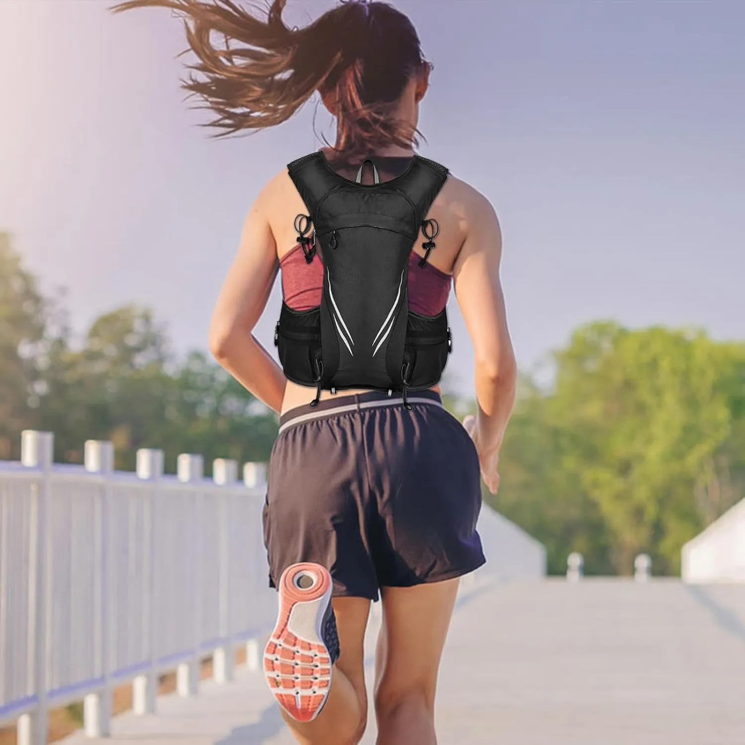 Running Chest Bag | Sports Trail Backpack - Outdoor Sports Chest Bag for Men, Travel Chest Pack for Running, Hiking