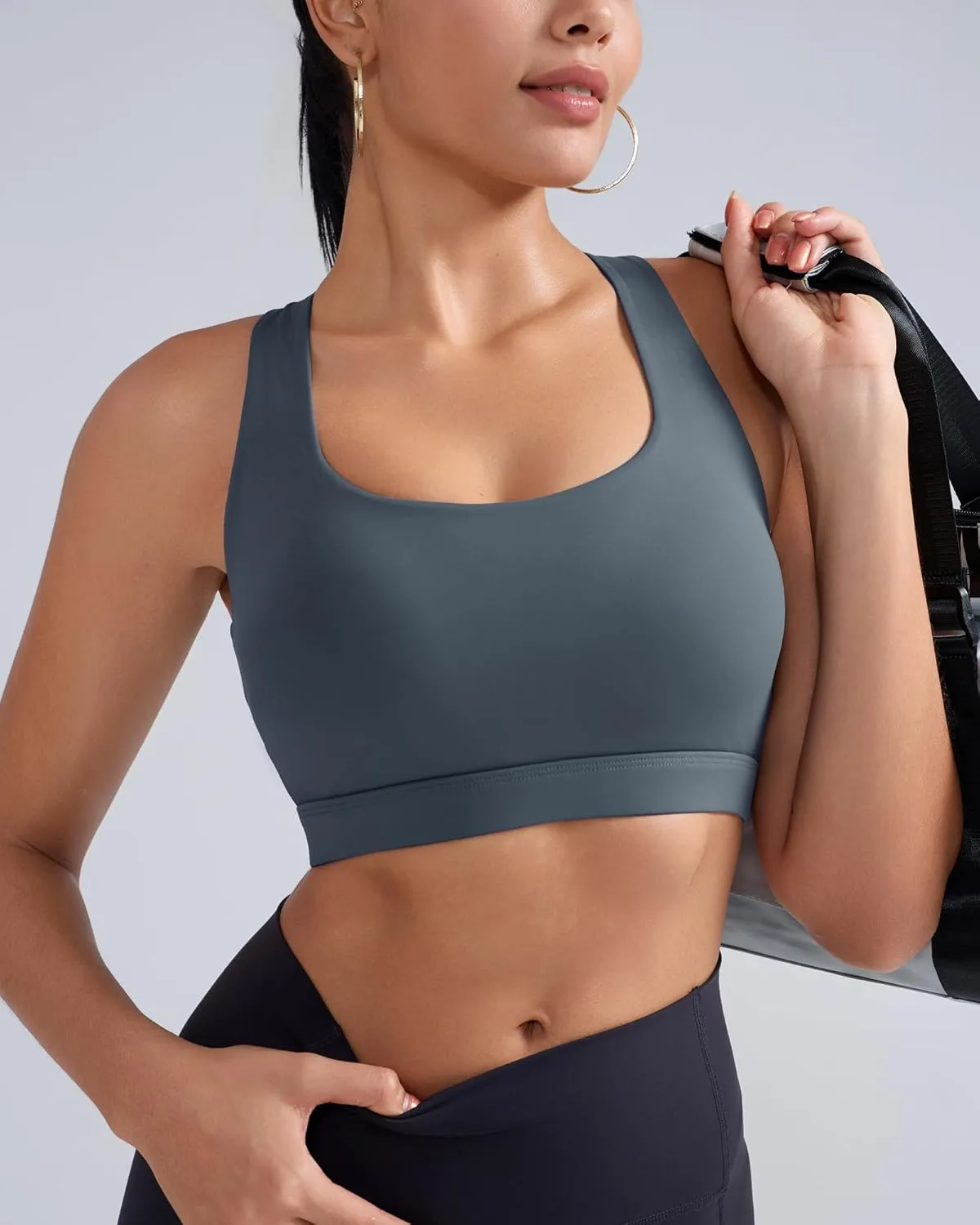 RUNNING GIRL High Impact Sports Bras for Women High Support Women’s Sports Bra Racerback Workout Running Bra