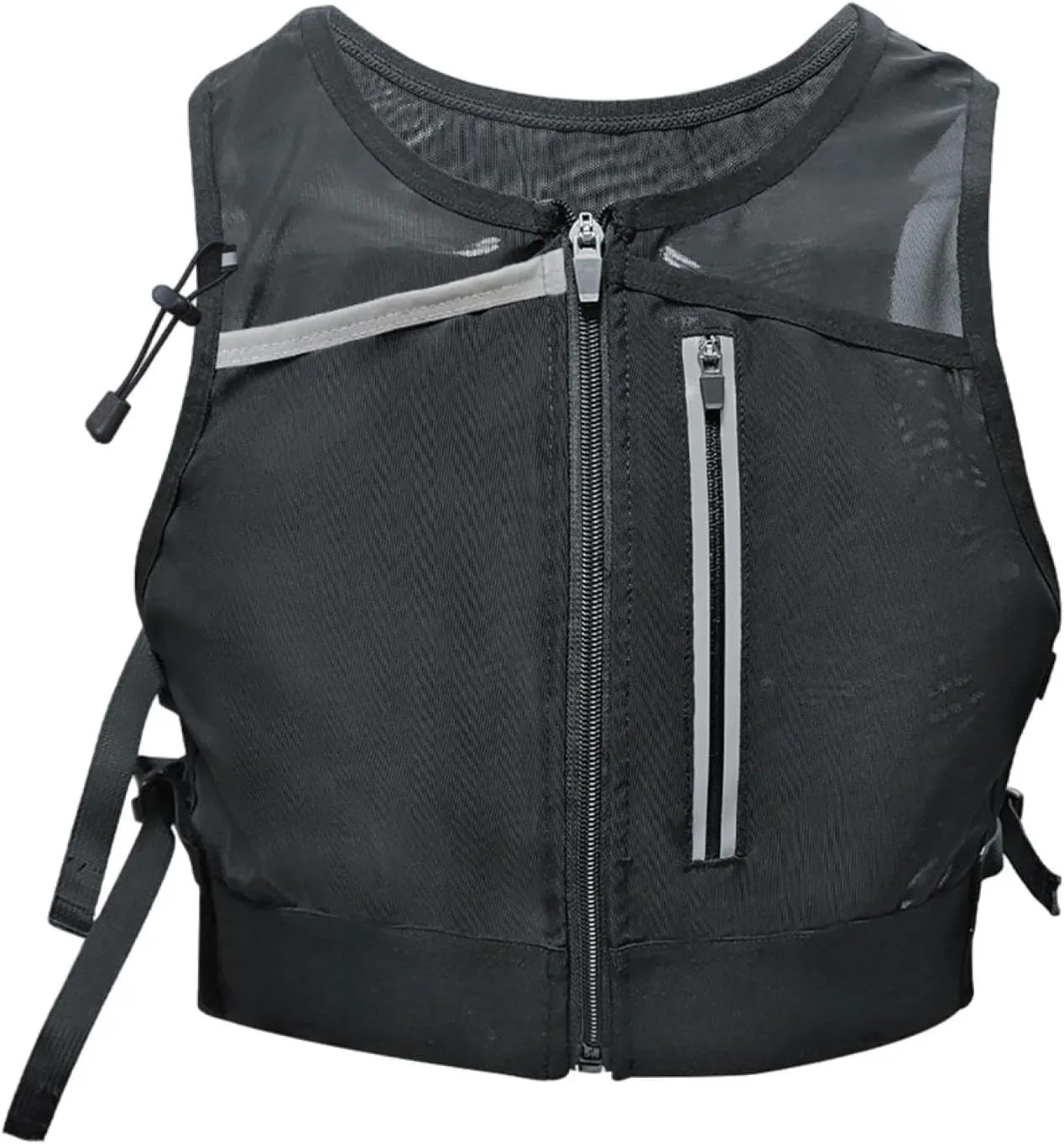Running Vest Chest Bag High Visibility Running Gear Reflective Straps Sports Bag for Climbing Cycling Bicycle Riding Jogging
