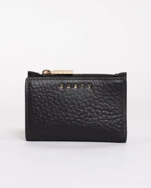 Rusty Grace Compact Flap Leather Wallet