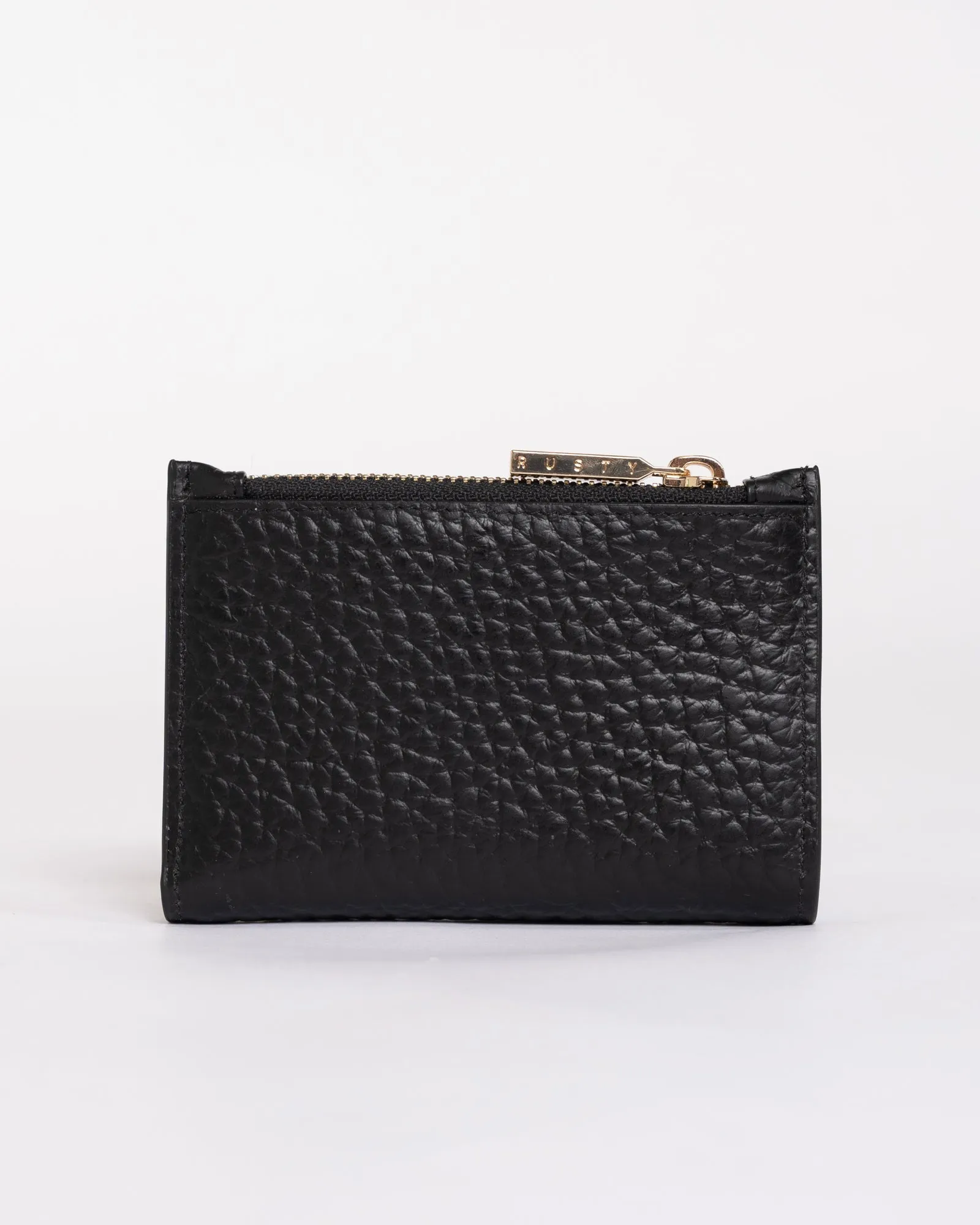 Rusty Grace Compact Flap Leather Wallet