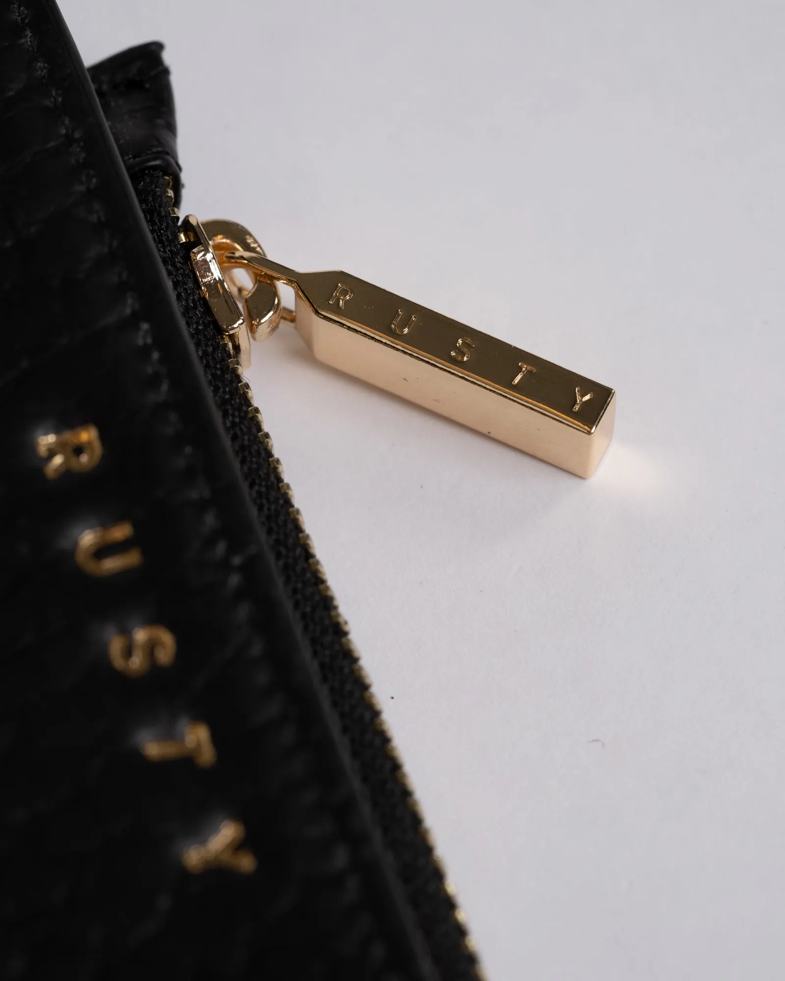 Rusty Grace Compact Flap Leather Wallet