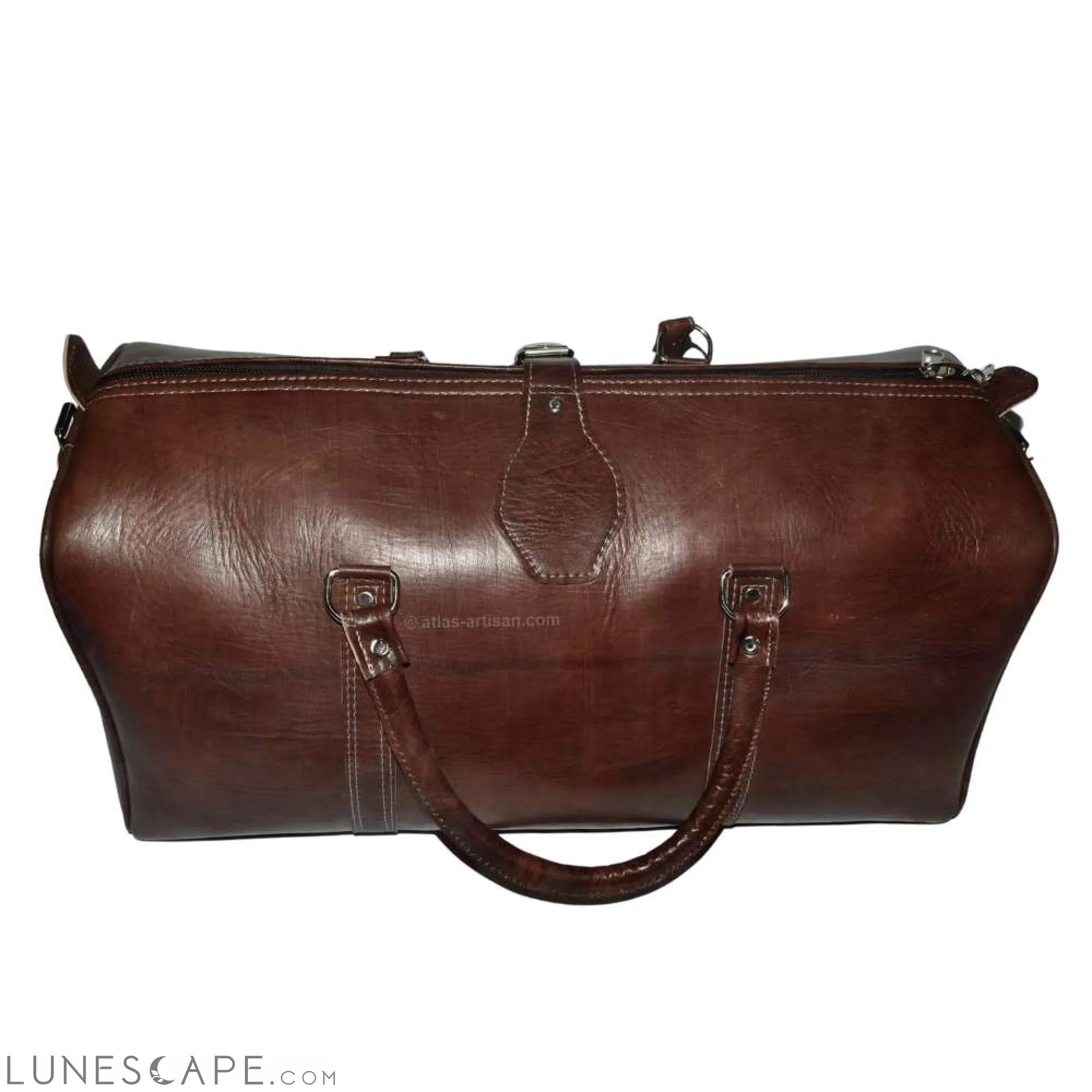 Sac De Voyage Vachette Aged Leather Top-Handle Duffel Bag