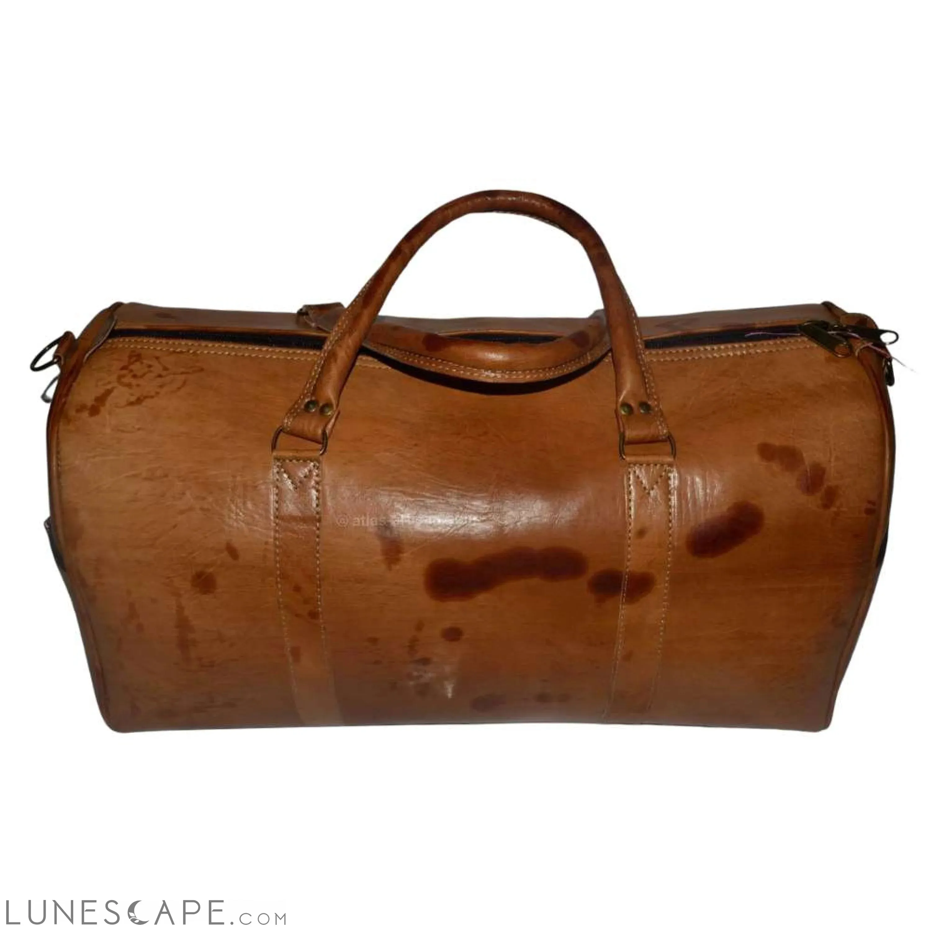 Sac De Voyage Vachette Aged Leather Top-Handle Duffel Bag
