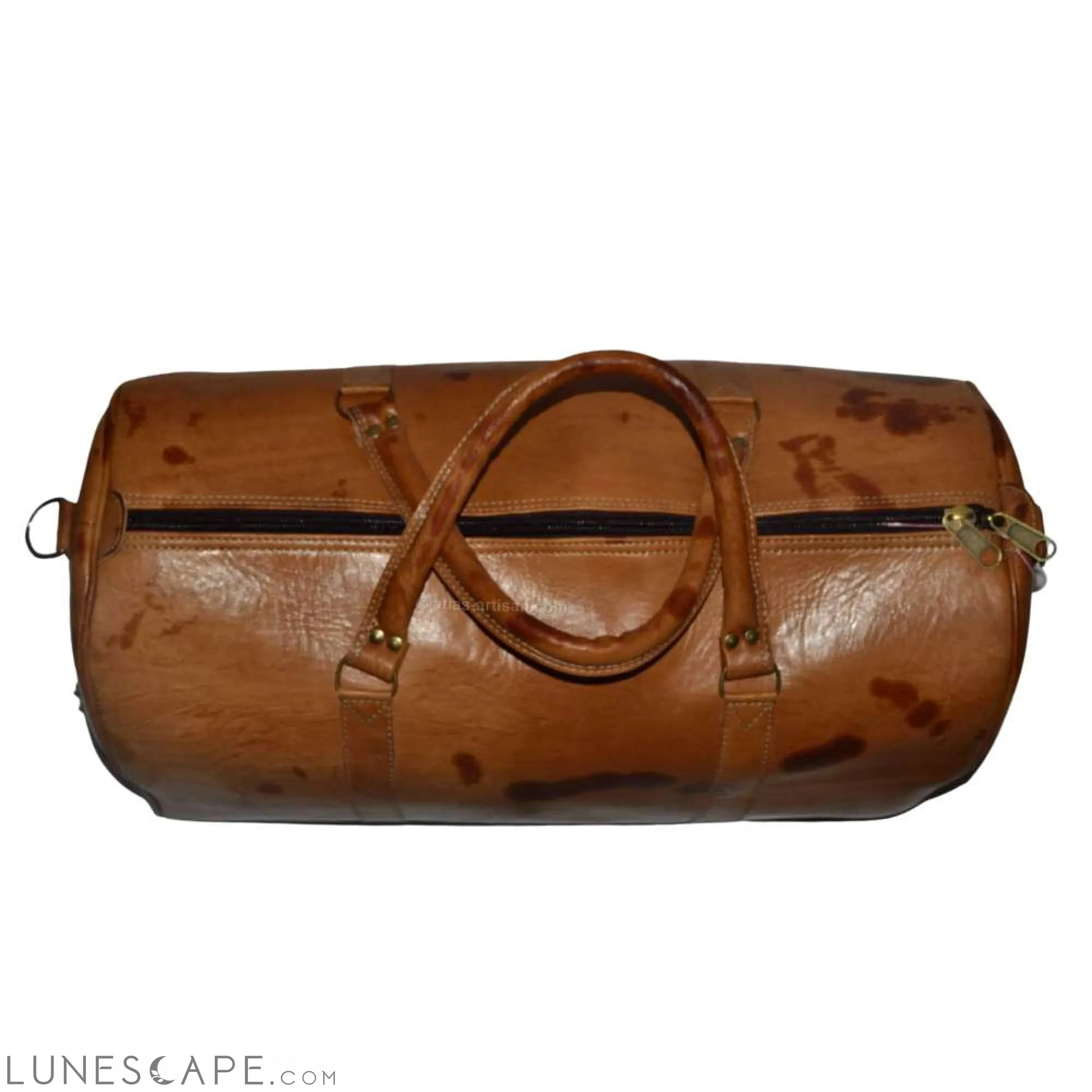 Sac De Voyage Vachette Aged Leather Top-Handle Duffel Bag