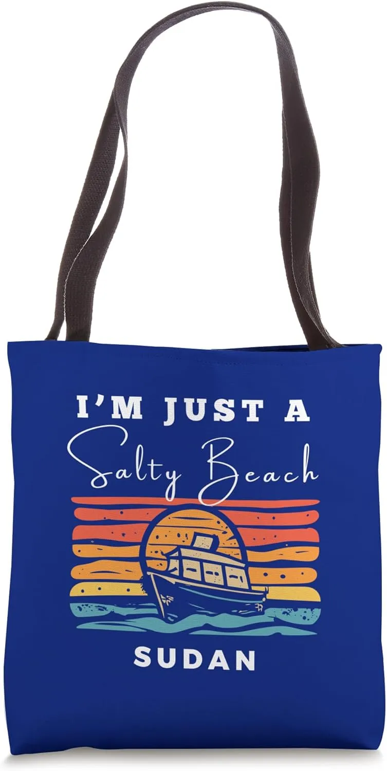 Salty Beach Sudan Travel Souvenir Sudan Tote Bag