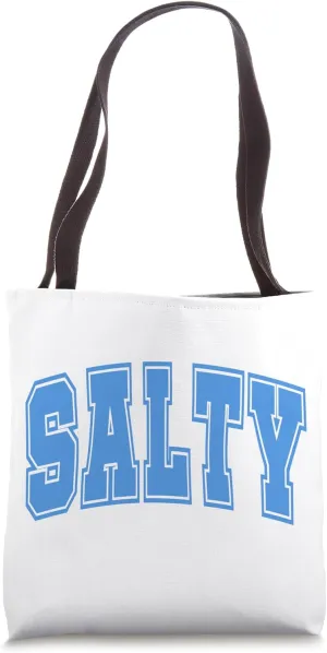 Salty Bow Beach Vacation Travel Summertime Surfing Quote Tote Bag