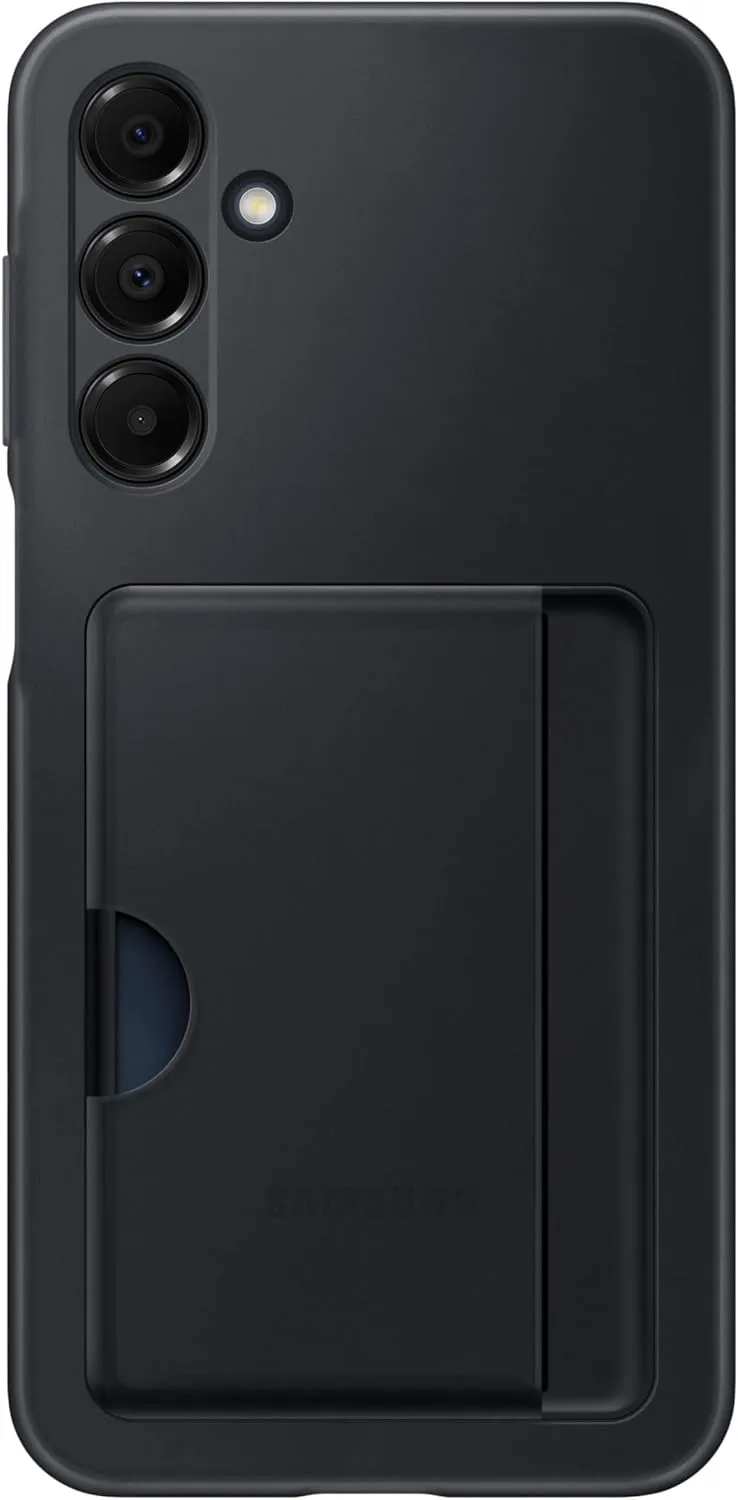 SAMSUNG Galaxy A16 5G Card Slot Phone Case, Sleek Design, Built-in Card Holder, Protective Cover, Black, US Version, EF-OA166TBEGUS