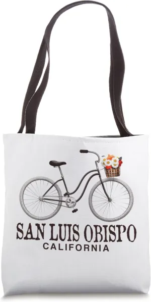 San Luis Obispo California Travel Vacation Holiday Tote Bag