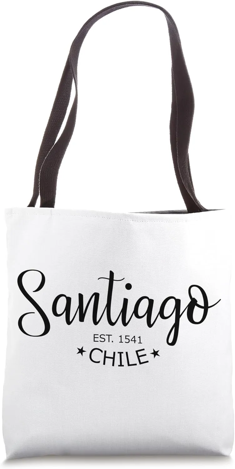 Santiago Chile Vacation South America Travel Chile Tote Bag