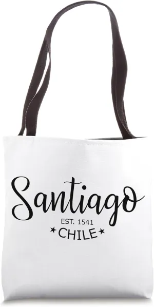 Santiago Chile Vacation South America Travel Chile Tote Bag
