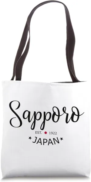 Sapporo Japan Vacation Asia City Travel Japan Tote Bag