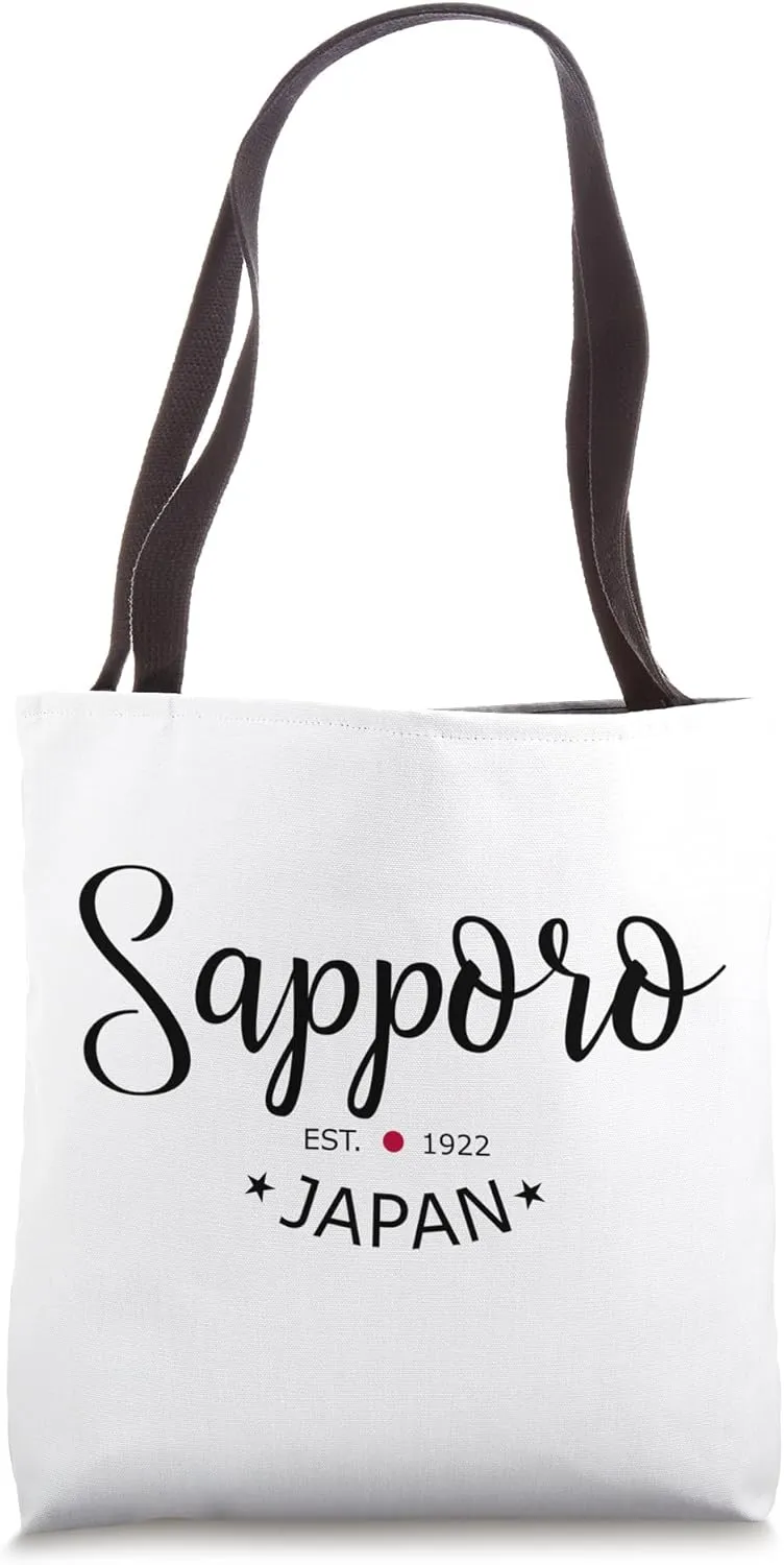 Sapporo Japan Vacation Asia City Travel Japan Tote Bag