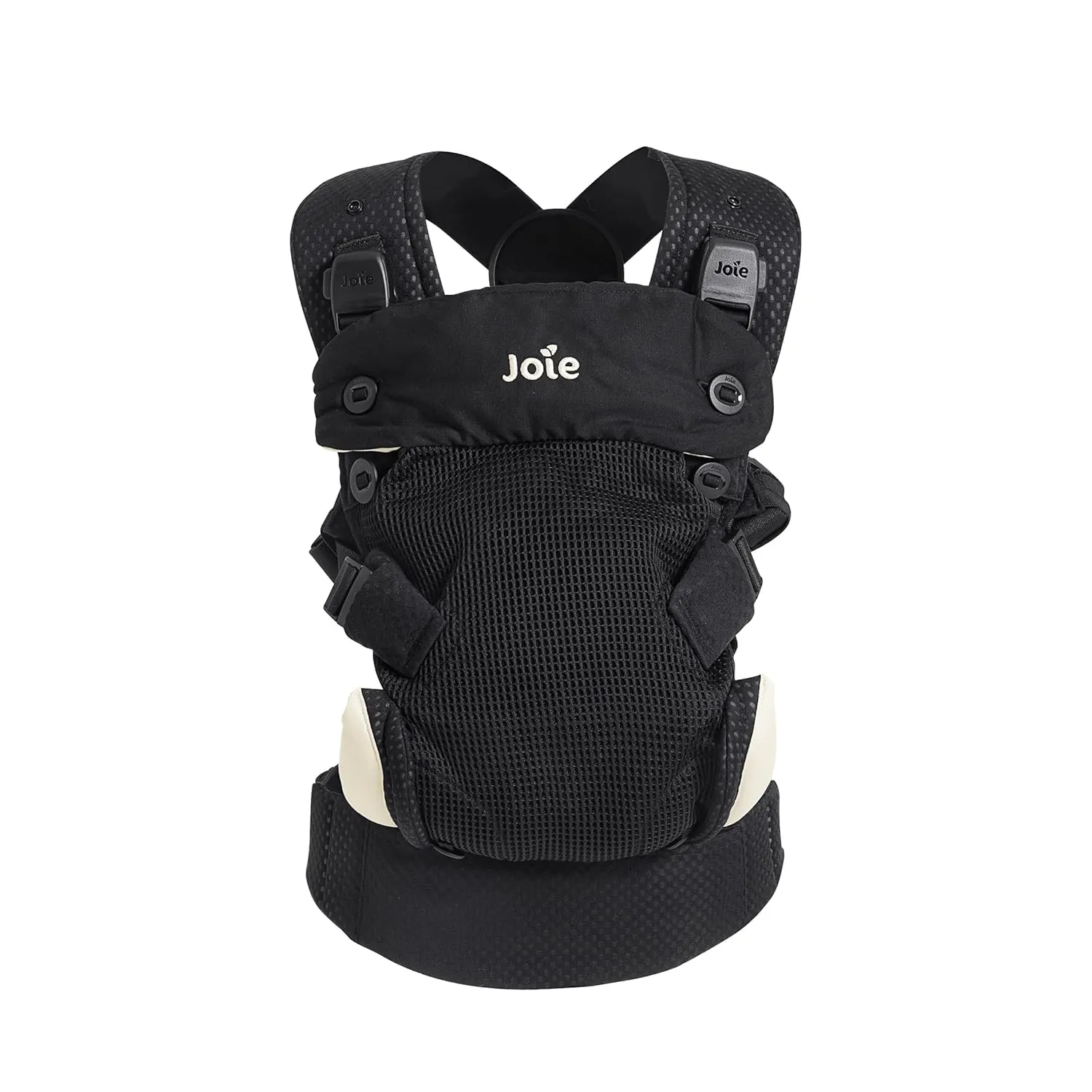 Savvy Lite Air 3-in-1 Baby Carrier – Lightweight, Ergonomic Baby Carrier with 3 Carry Positions, Breathable Fabric, Padded Straps, and Lumbar Support (Jet)