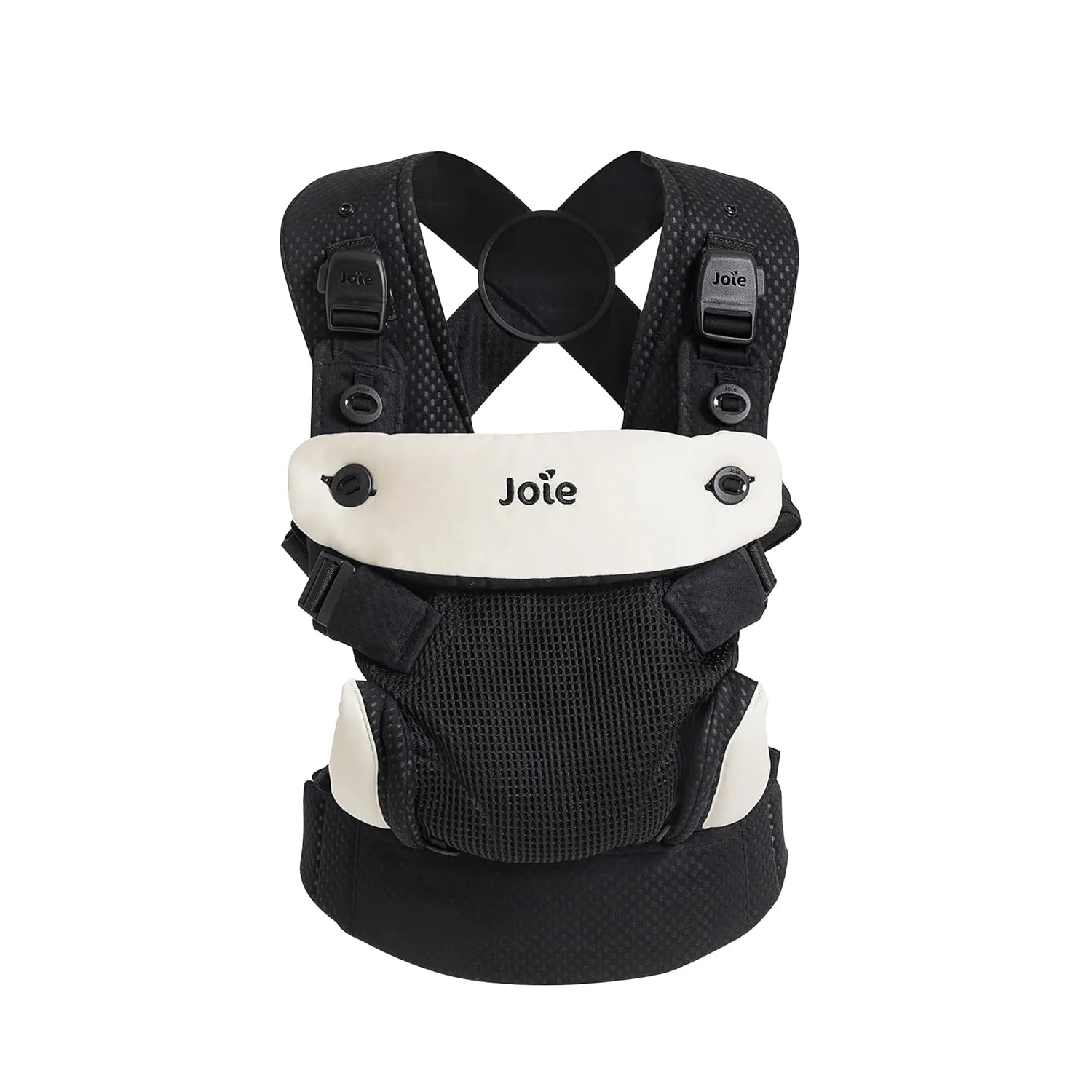 Savvy Lite Air 3-in-1 Baby Carrier – Lightweight, Ergonomic Baby Carrier with 3 Carry Positions, Breathable Fabric, Padded Straps, and Lumbar Support (Jet)