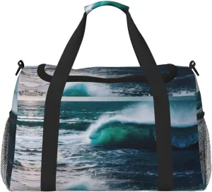 Scenic sea water Print Everyday Use Travel Duffle Bag Large Capacity Travel Bag Stylish Functional Bag