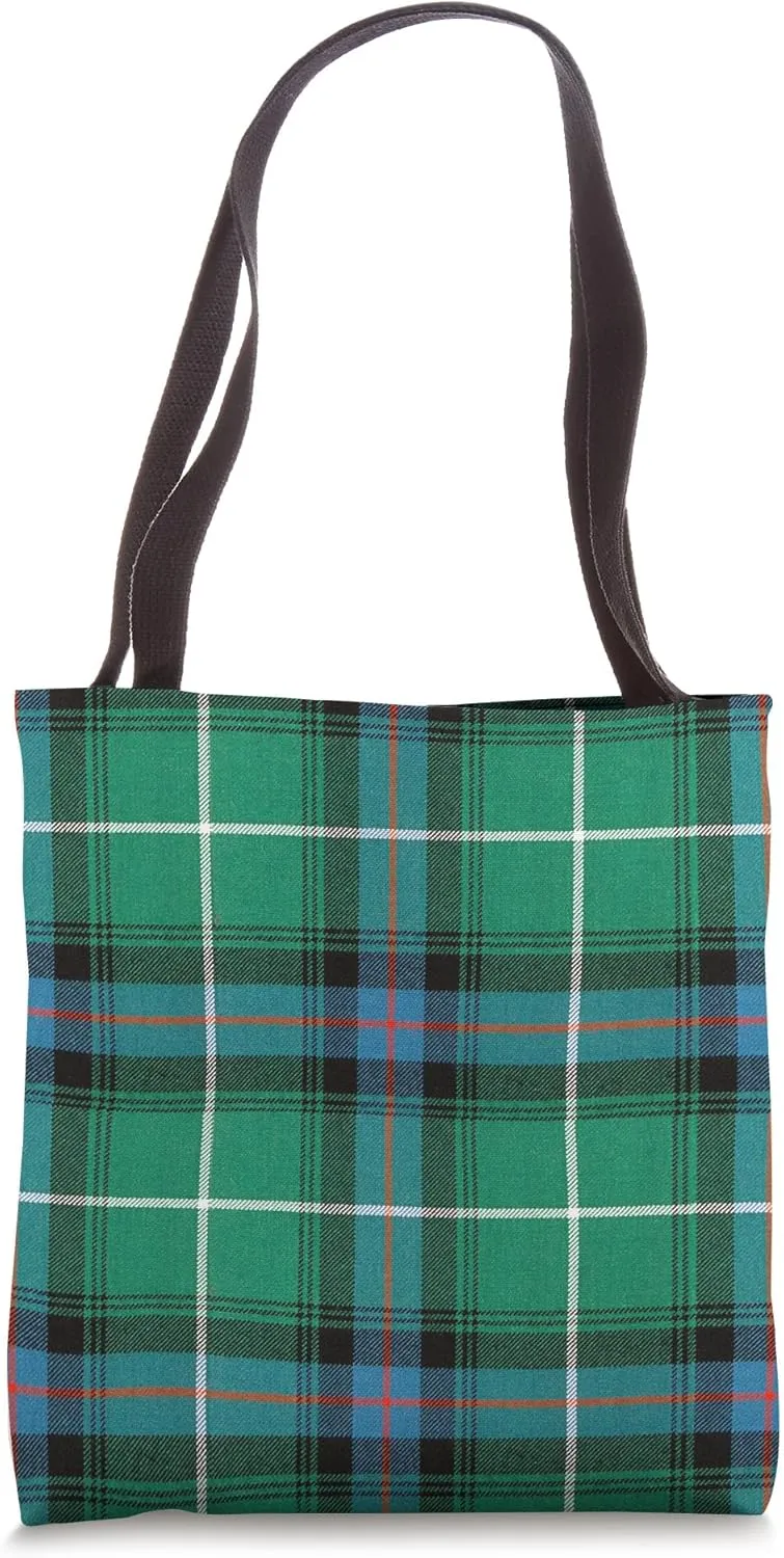 Scottish Clan MacDonald Isle Hunting Tartan Family Plaid Tote Bag