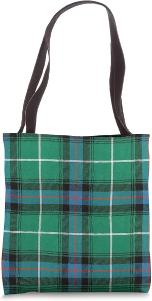 Scottish Clan MacDonald Isle Hunting Tartan Family Plaid Tote Bag