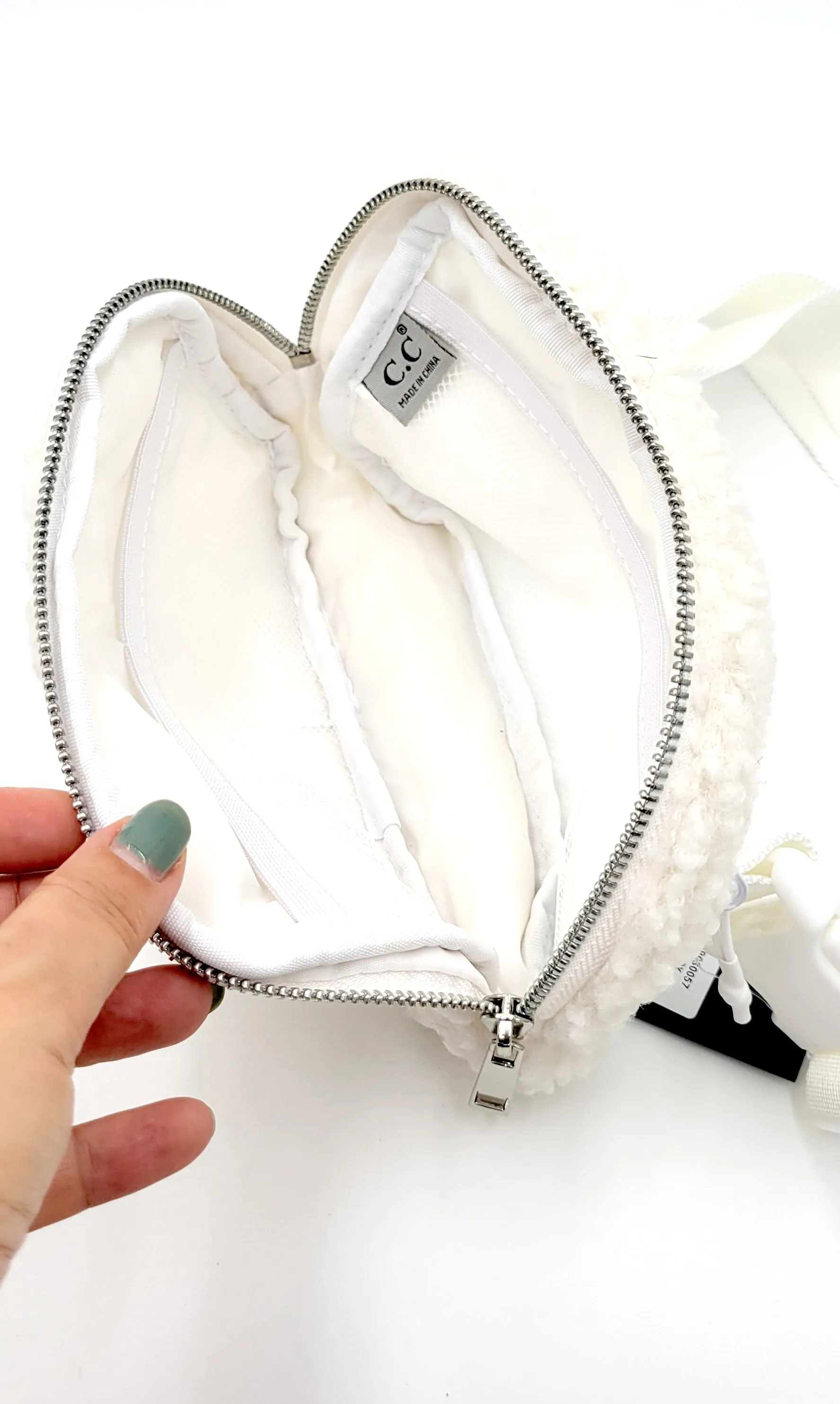 Sherpa Fanny Pack  belt bag Faux Fur Waist Pack Travel bag