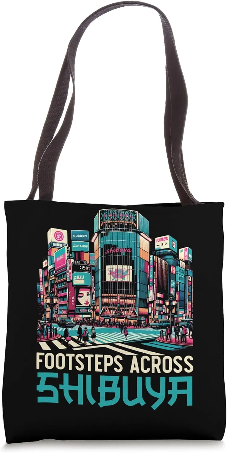 Shibuya Crossing Japan Country Travel Vacation Japanese Tote Bag