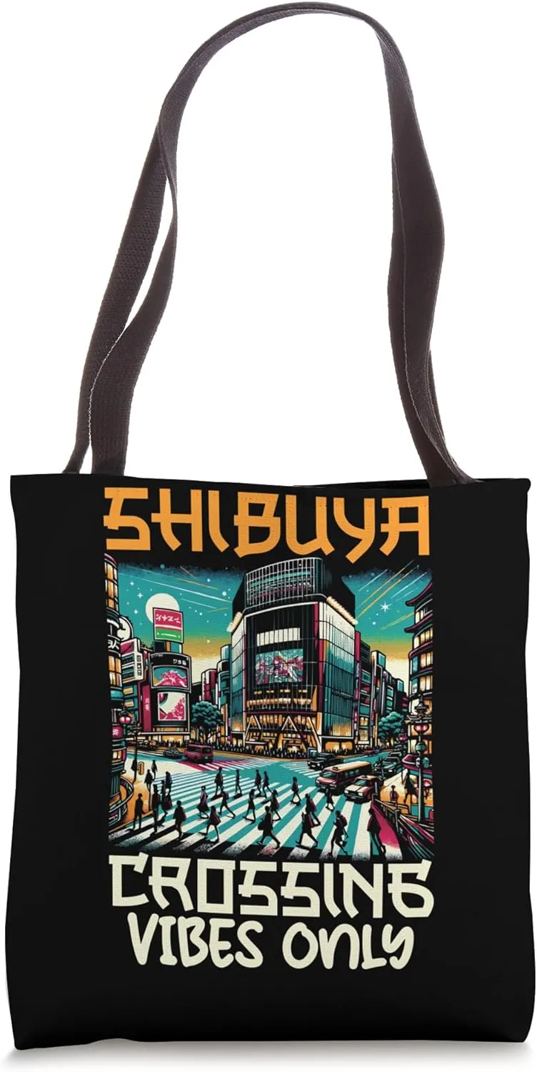 Shibuya Crossing Japan Country Travel Vacation Japanese Tote Bag