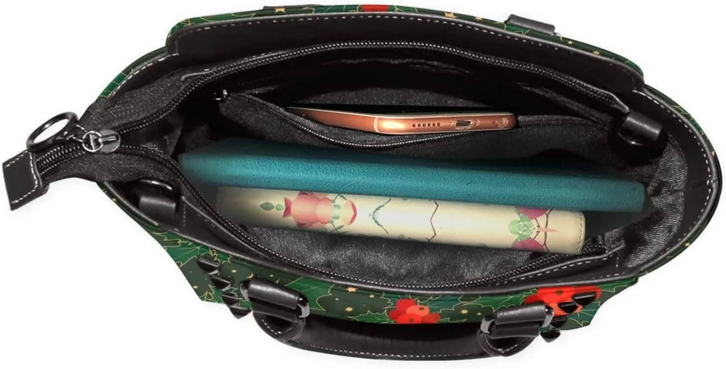 Shoulder Bag Beach PU Leather Studded Shoulder Bag Rivet Womens Clutch Bag for Christmas