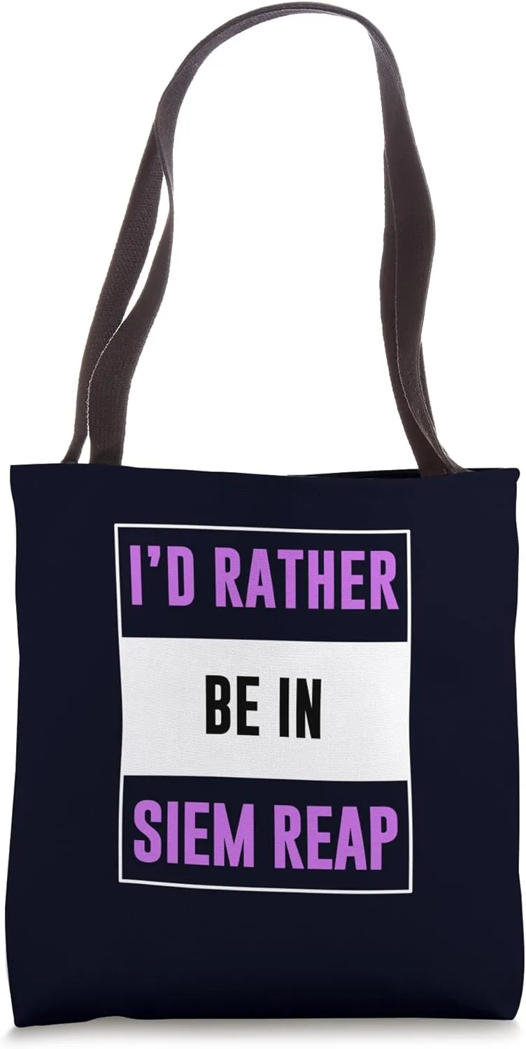 Siem Reap, Cambodia - Asia Travel and Adventure Tote Bag
