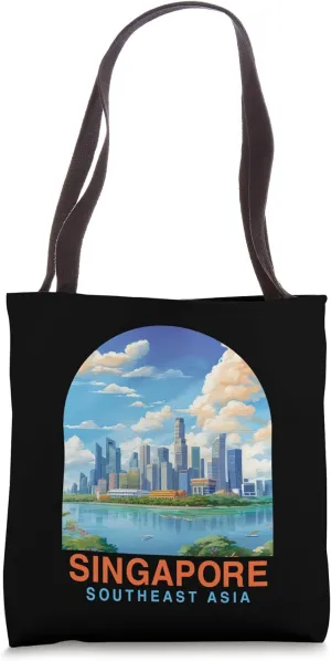Singapore Travel Adventure Trip Singapore Southeast Asia Tote Bag