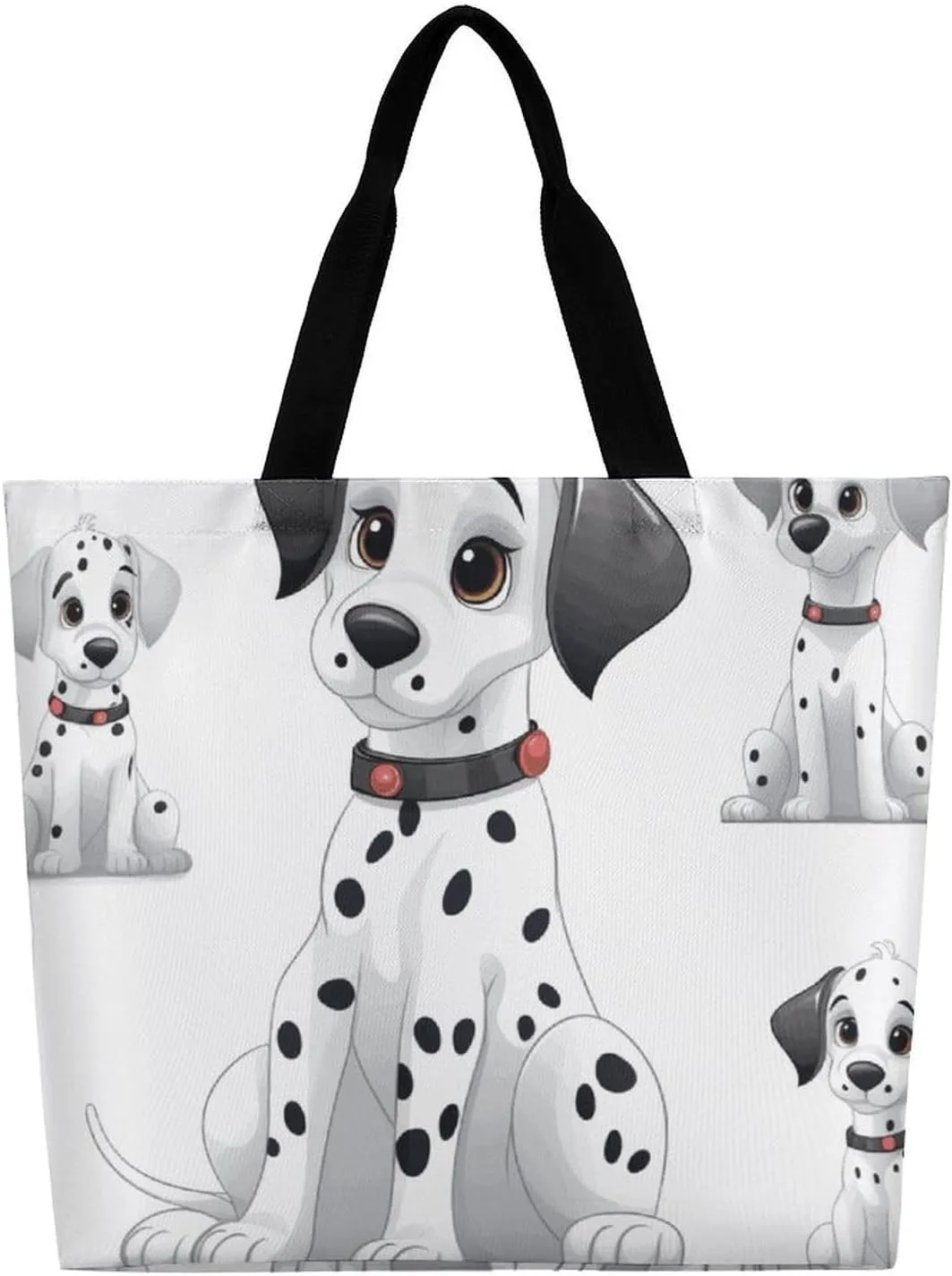 Skiing Theme Tote Bag for Women Reusable Grocery Shoulder Bags Shopping Bag for Travel, Groceries