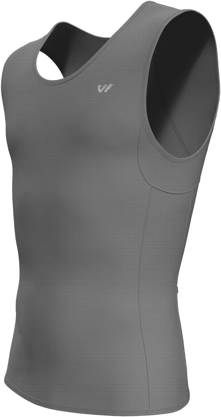 Sleeveless Cycling Jersey Men, Biking Base Layer Breathable and Lightweight with Back Pocket Sports Vest