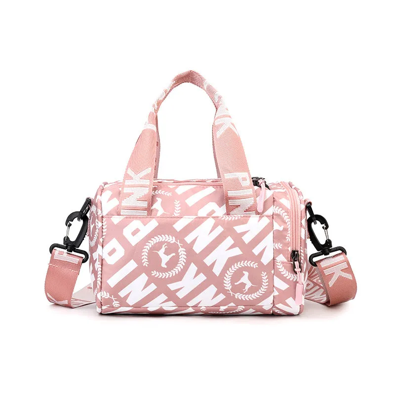 Slouchy Printed Portable Large Capacity Storage Travel Bags