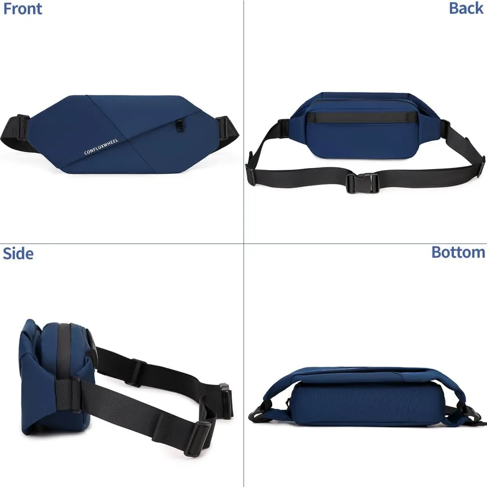 Small Sling Bag for Men & Women, Crossbody Backpack with Adjustable Shoulder Strap, Multifunctional Waterproof Sling Bag for Traveling, Running, Sports and Cycling