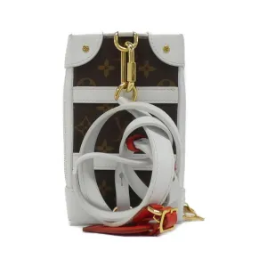 Soft Trunk Canvas Crossbody Bag with Dust Bag and Name Tag