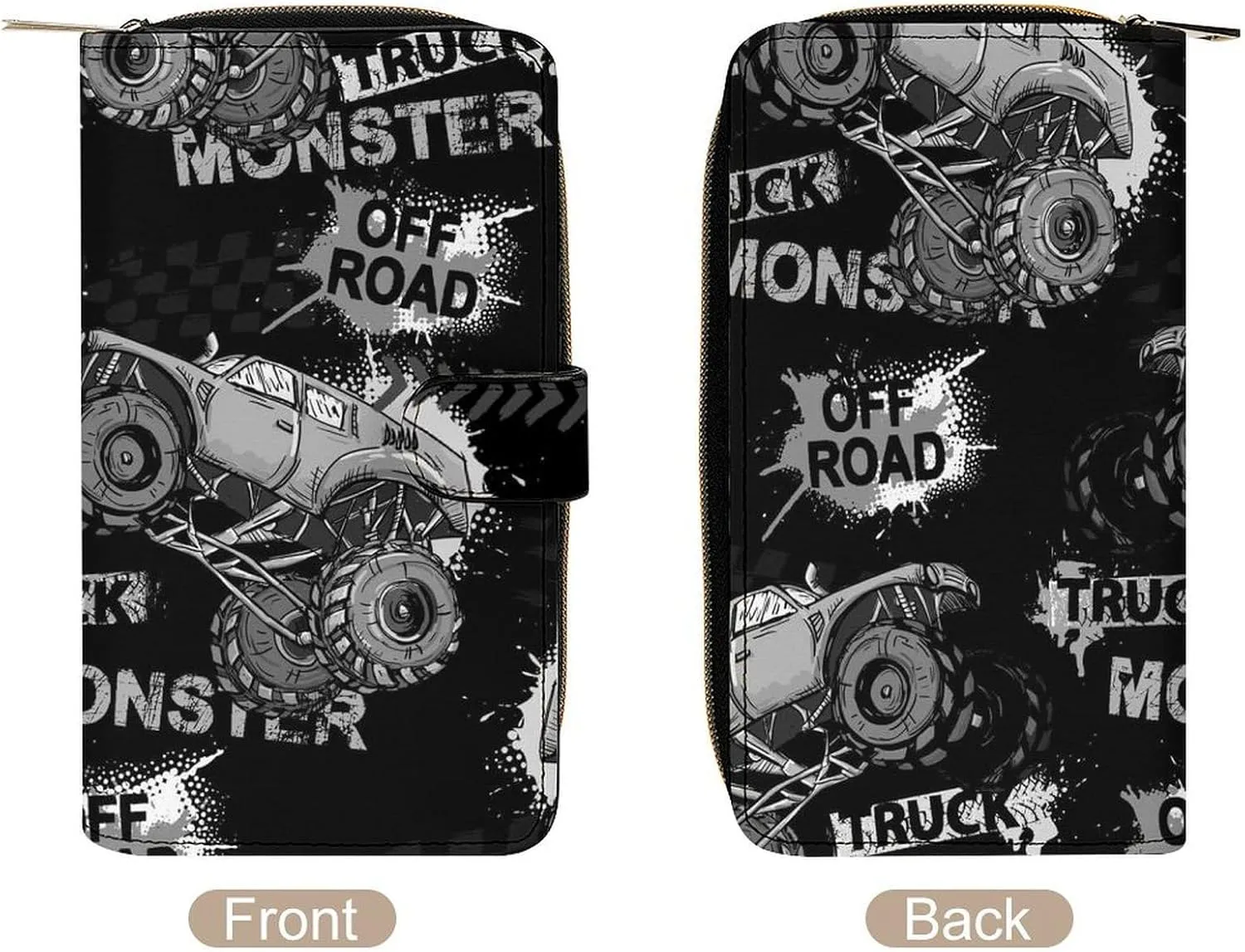 Soft Zipper Wallet with 12 Card Slots, Clutch PU Leather Card Case Holder Purse