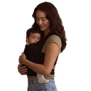 Solly Baby Wrap Carrier, for Newborn to Toddler 8-25 Lbs., Buttery-Soft & Lightweight Fabric, Reduce Crying & Increase Connection, Postpartum Essential, New Mom Gifts, Black