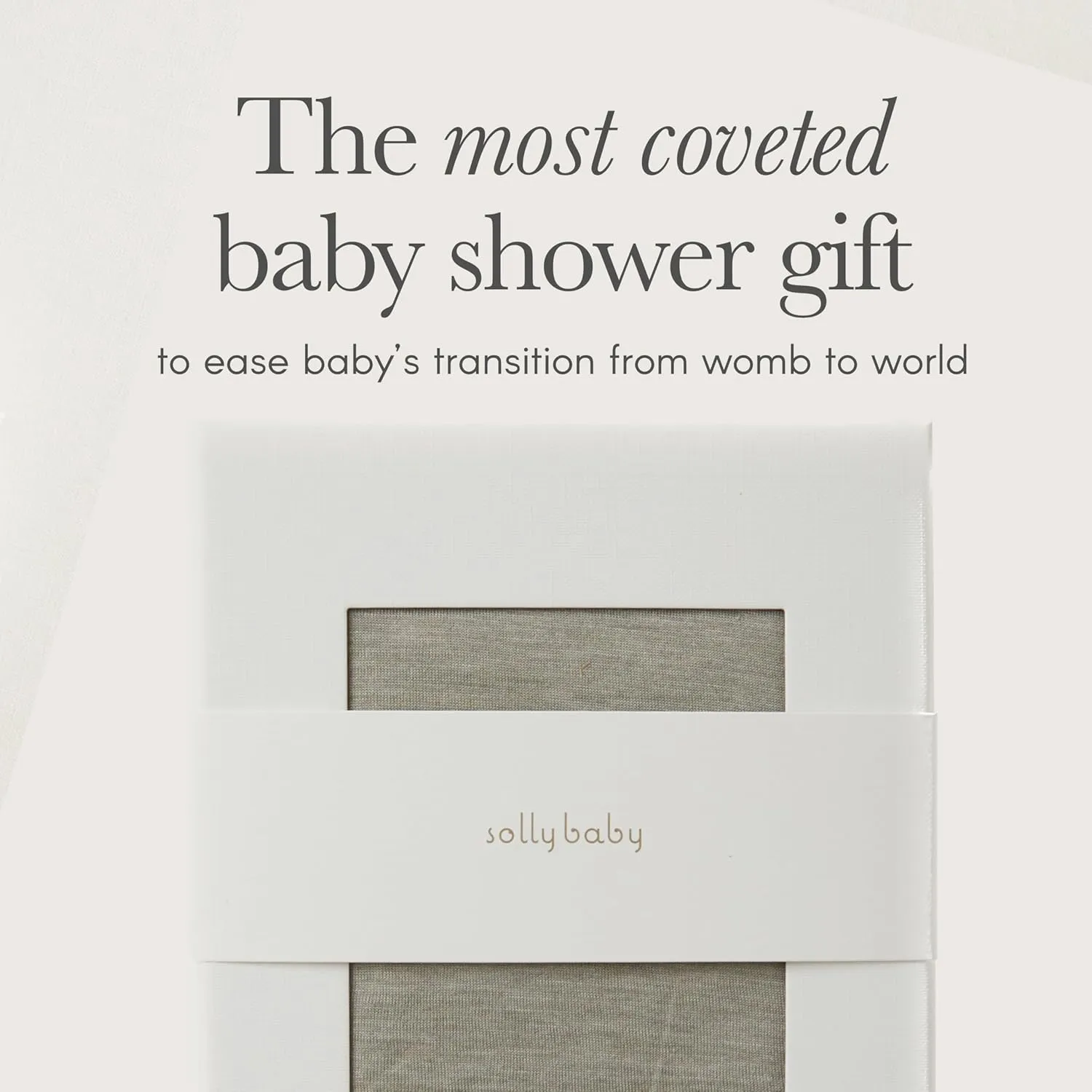Solly Baby Wrap Carrier, Newborn to Toddler 8-25 Lbs., Buttery-Soft & Lightweight Fabric, Postpartum Essential, Mother’s Day Gift for New Moms, Basil