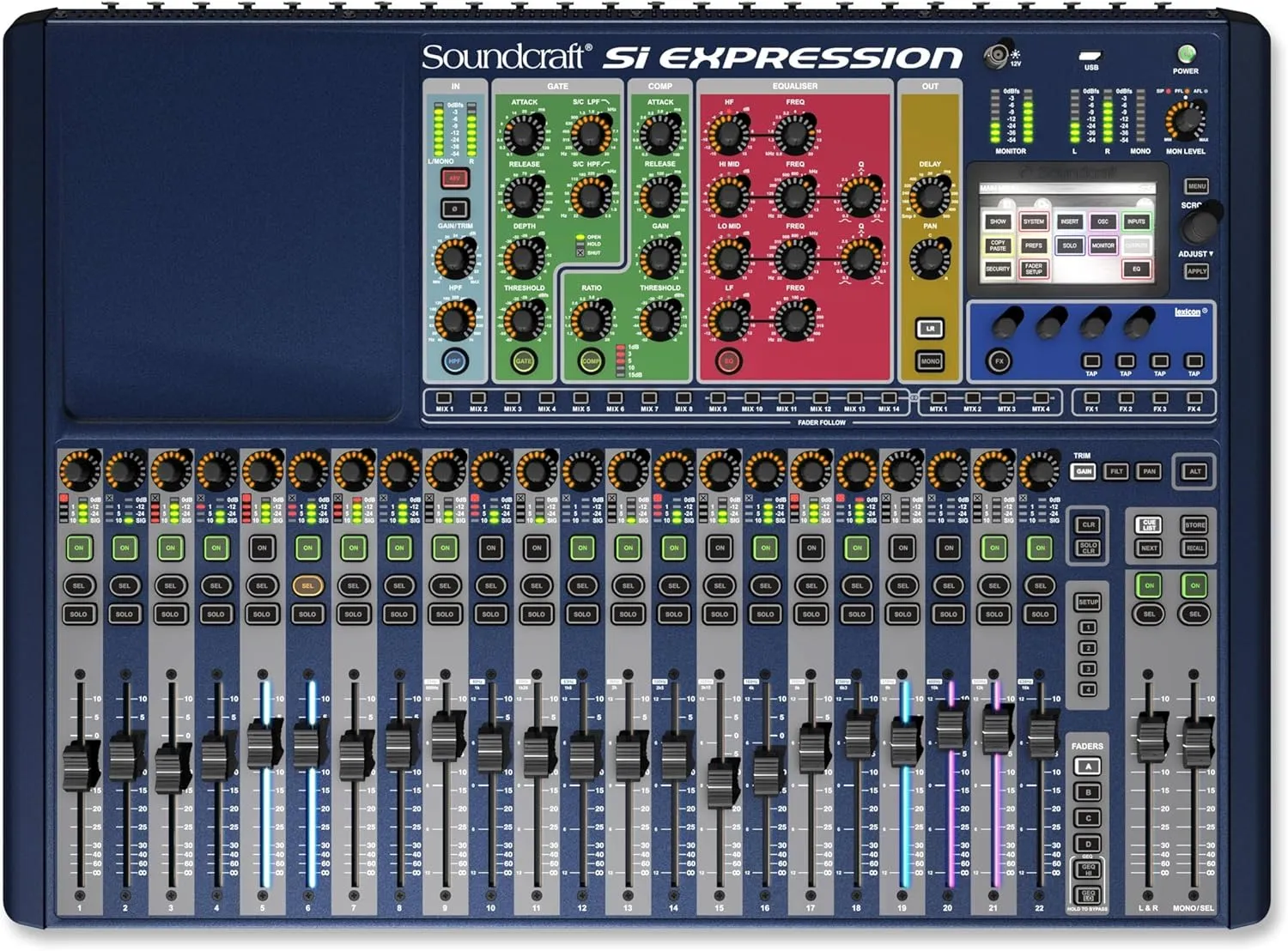 Soundcraft Si Expression 2 Digital 24-Channel Live Audio Mixer Console