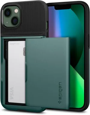 Spigen Slim Armor CS Designed for iPhone 13 Case (2021) - Midnight Green