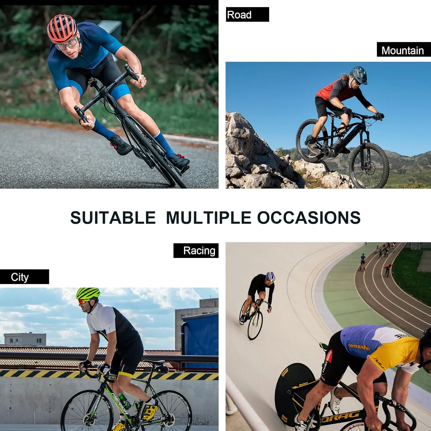 sponeed Men's Cycling Jerseys Tops Biking Shirts Short Sleeve Bike Clothing Full Zipper Bicycle Jacket with Pockets