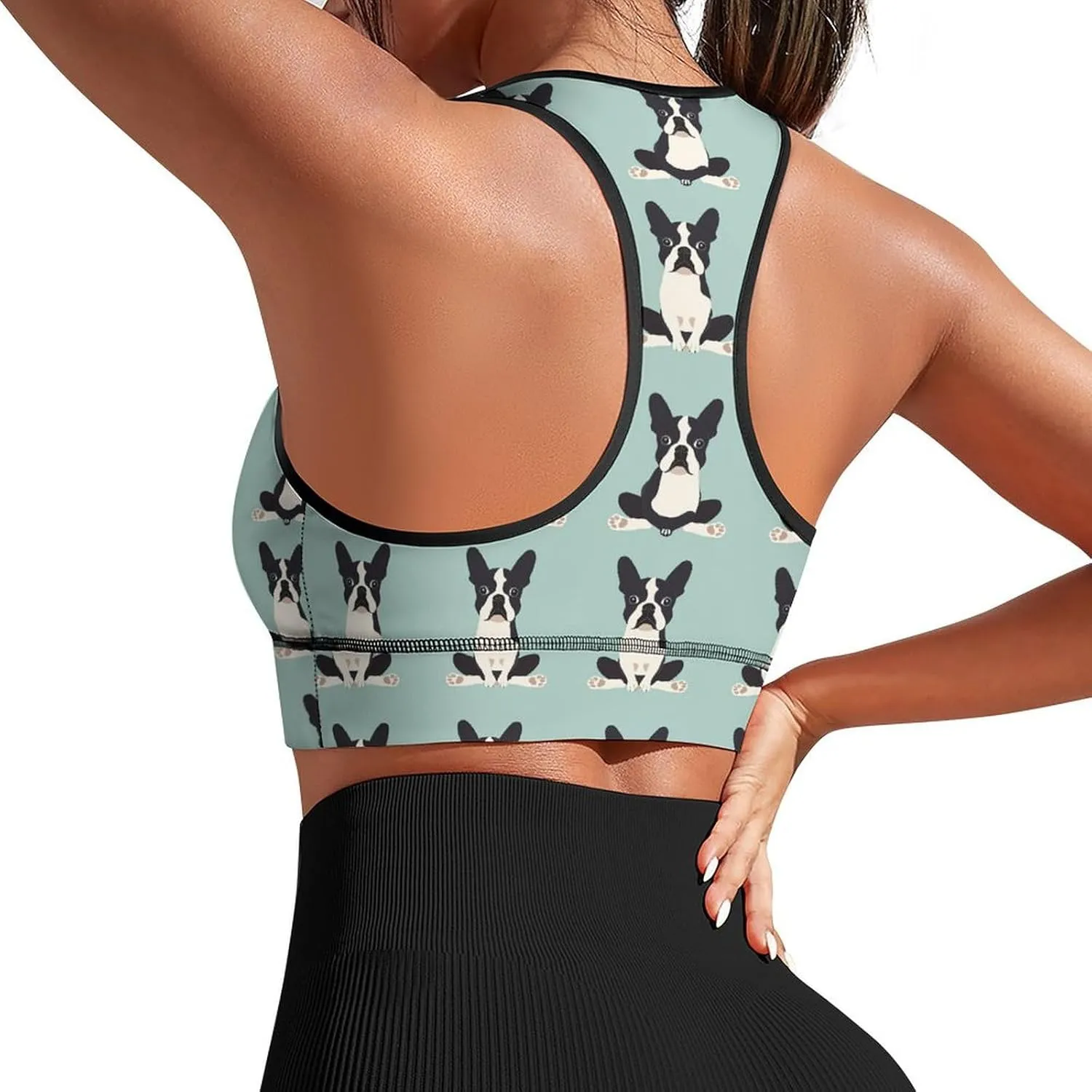 Sports Bras for Women Funny Yoga Crop Tank Tops for Exercise Athletic Workout Running Biker Gym S-2XL
