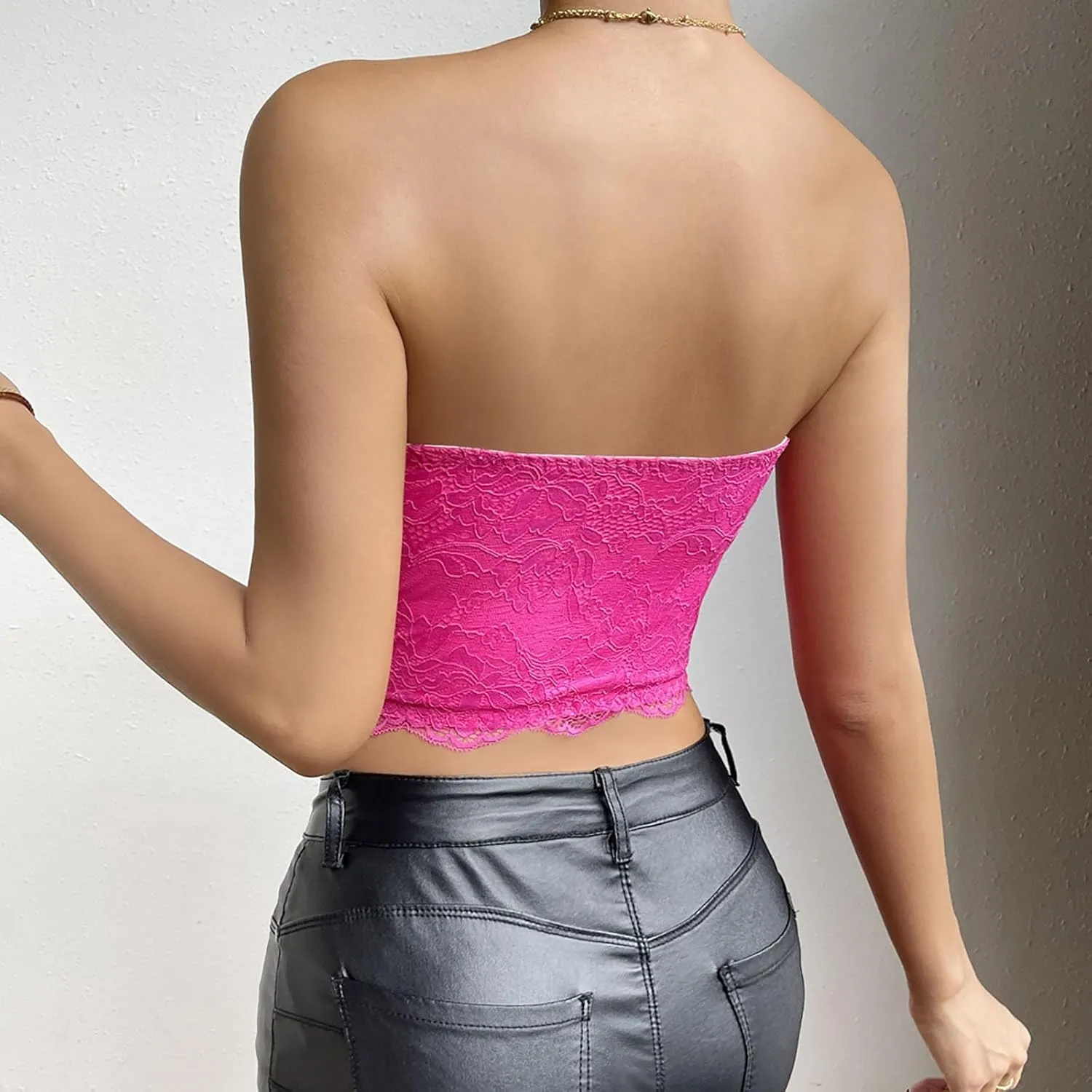Sports Bras Packs and Sexy Lace Low Cut Open Back Feather Steel Ring Spicy Girl Bra Backless