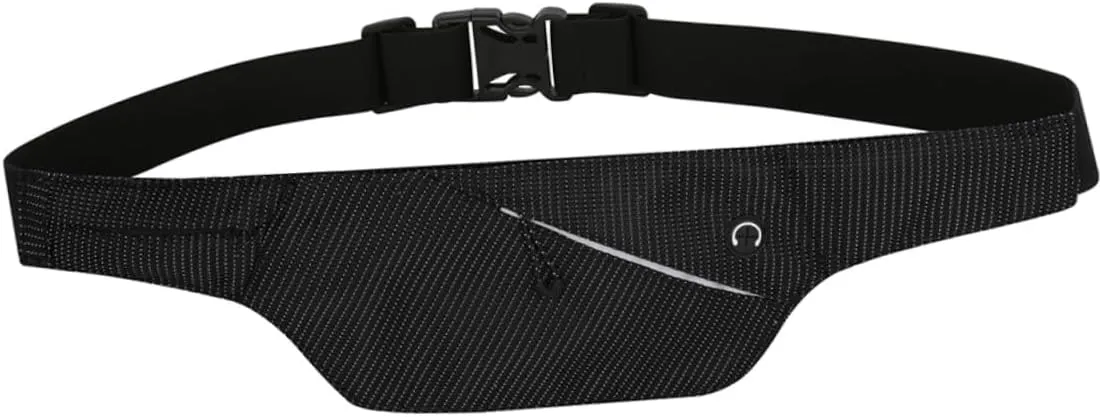 Sports Fanny Pack Large Capacity Waterproof Waist Pouch Hiking Waist Bag Invisiable Single Kettle Pocket for Fitness Travel