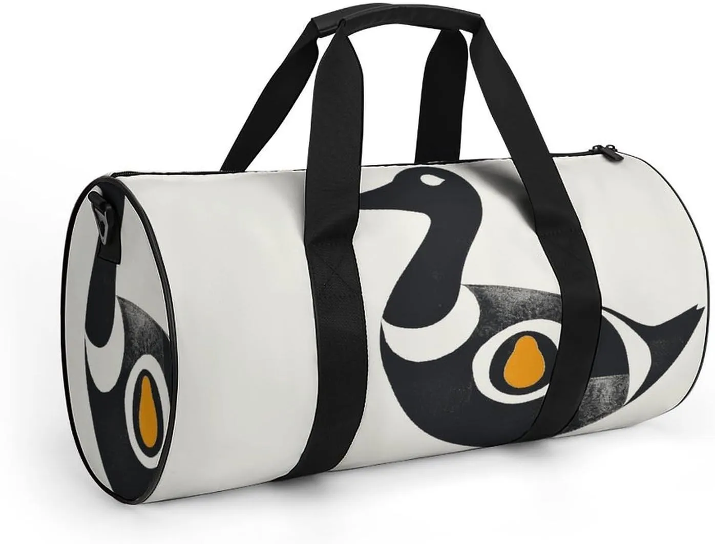 Sports Gym Bag for Women Men Travel Duffel Bag Half Egg Yolk Weekender Bag Canvas Carry on Overnight Bag for Travel Swimming Fitness Workout Sports Duffle Bag, 17.7in/9in/9in, style