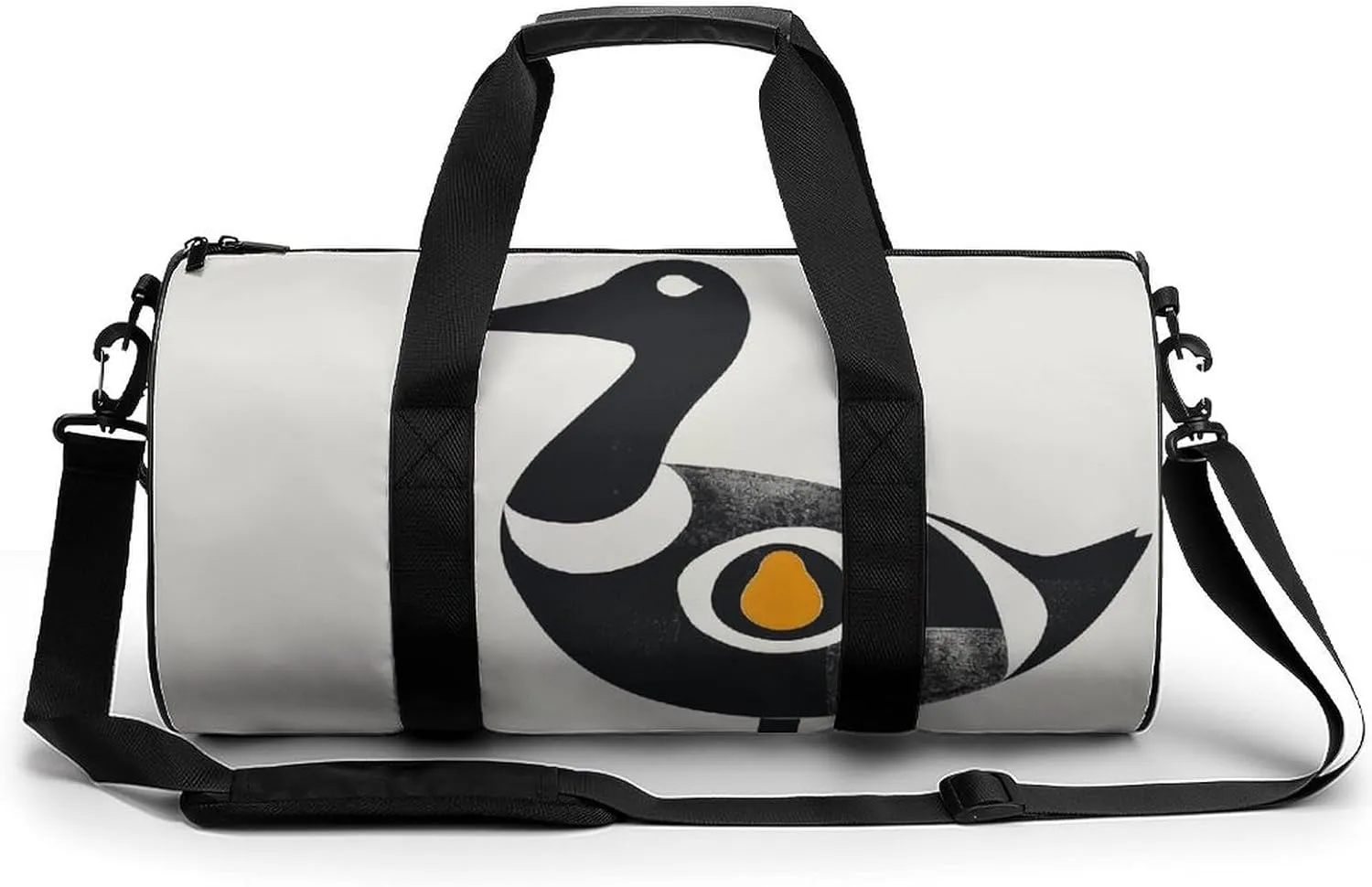 Sports Gym Bag for Women Men Travel Duffel Bag Half Egg Yolk Weekender Bag Canvas Carry on Overnight Bag for Travel Swimming Fitness Workout Sports Duffle Bag, 17.7in/9in/9in, style