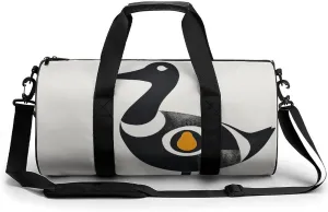 Sports Gym Bag for Women Men Travel Duffel Bag Half Egg Yolk Weekender Bag Canvas Carry on Overnight Bag for Travel Swimming Fitness Workout Sports Duffle Bag, 17.7in/9in/9in, style
